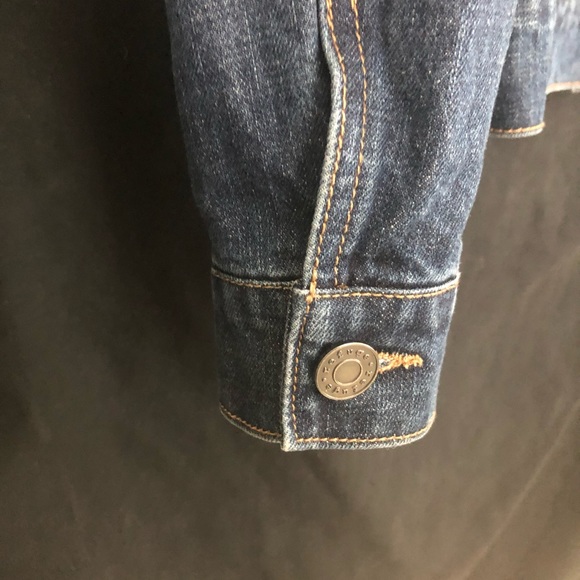 Refuge | Boyfriend Denim Jean Jacket-New - Picture 6 of 8